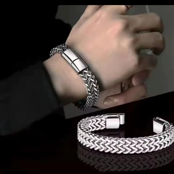 Anthropologie Other - Men's Silver Chain Bracelet